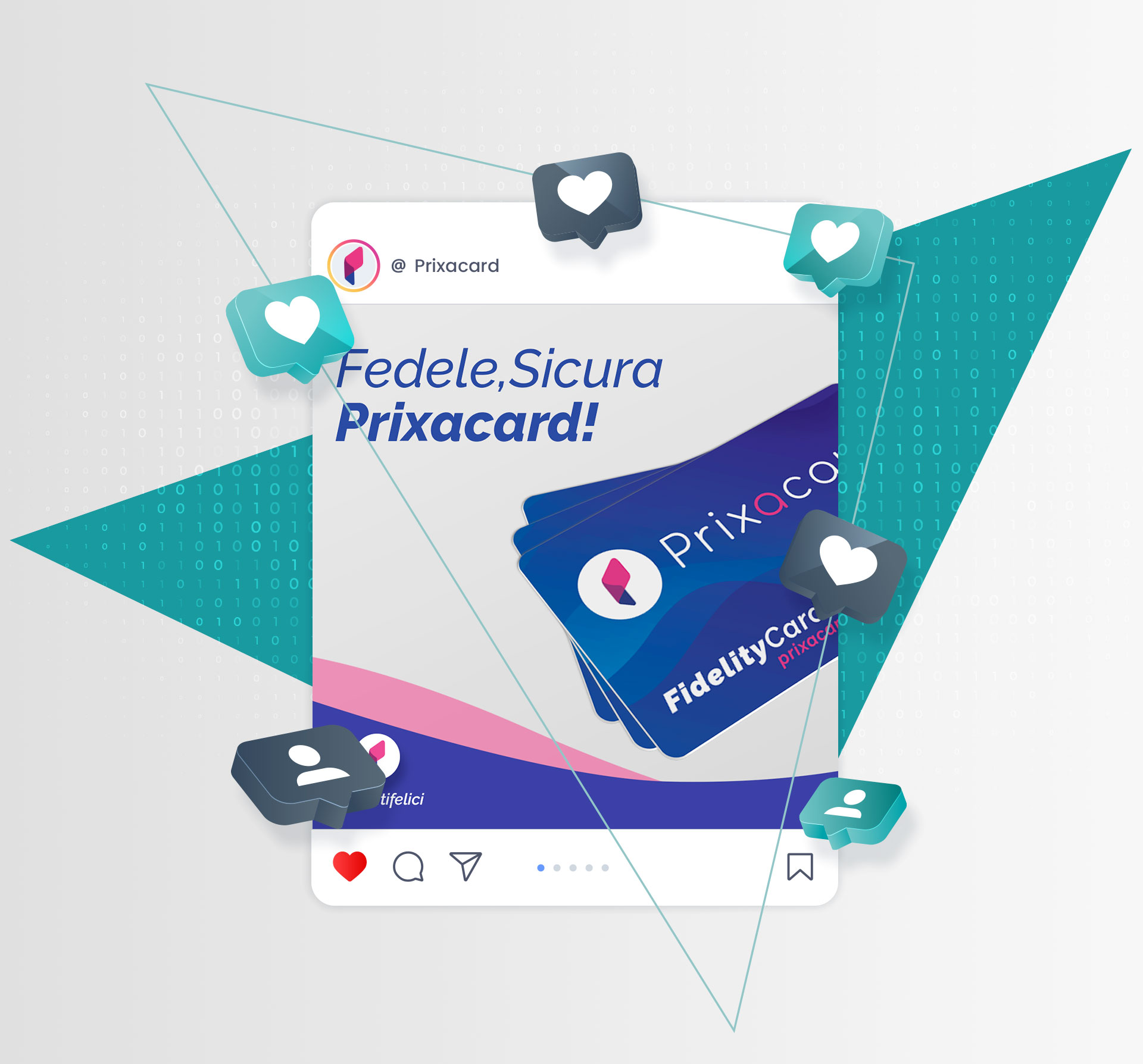 Social Media Prixacard